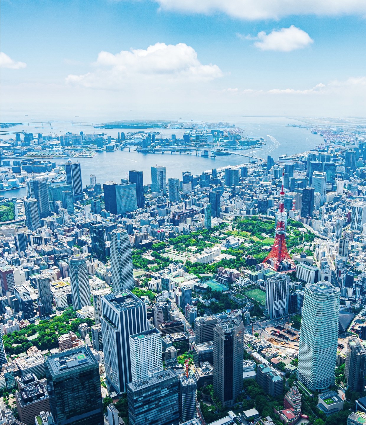 都心のオフィス街の風景